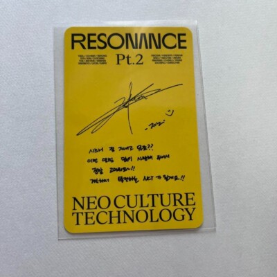 NCT 2020 DREAM JENO Special Resonance Photocard Departure