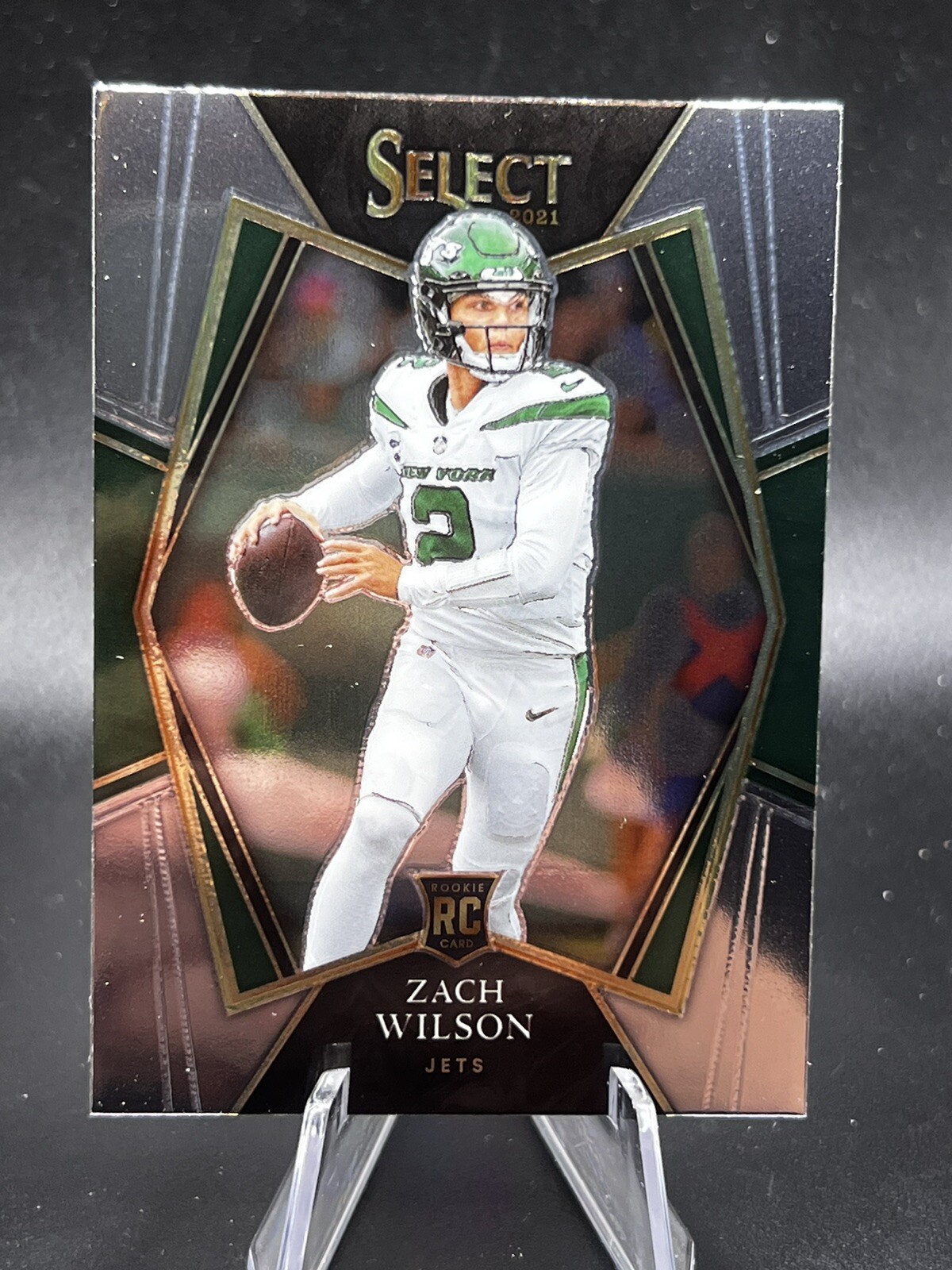 2021 Select Football ZACH WILSON New York Jets Premier #144 Rookie