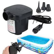 12V DC Electric Air Pump For Intex Inflatable Air Mattress Bed Boat Couch Pool