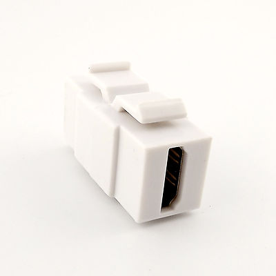 HDMI-compatible Coupler Keystone Insert HD Wall Plate Adapter Cable Connector