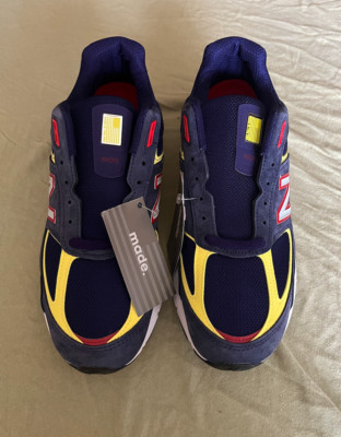NEW BALANCE MENS BRAND NEW M990GA5 SNEAKERS SIZE 11 PURPLE/YELLOW