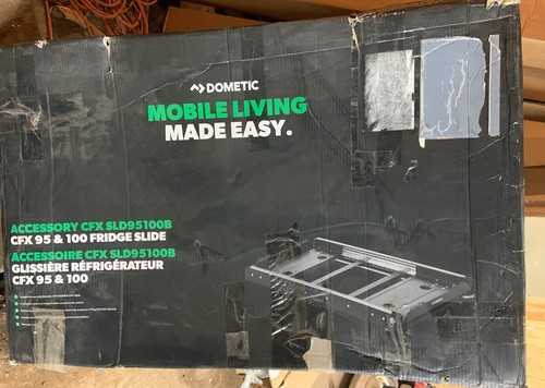 New DOMETIC 9600023293 - CFX SLD95100b Fridge SLIDE MOUNT BLack CFXSLD95100B