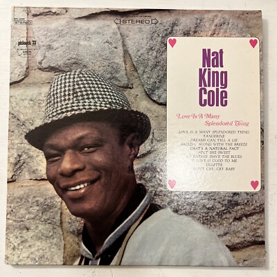 Nat King Cole Love Is A Many Splendored Thing Vinyl LP Pickwick Records SPC-3046