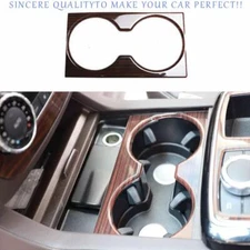 For Benz GLE GLS 2016-19 Peach Wood Grain Center Console Water Cup Holder Panel