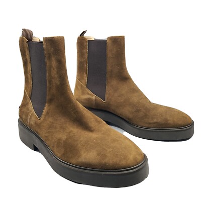 Stuart Weitzman Ankle Boots Women Sz 10 Henley Chelsea Bootie  brown Suede new