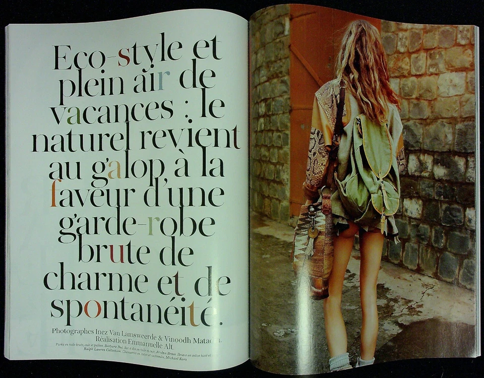 VOGUE PARIS 4/2011 GISELE BUNDCHEN Anja Rubik ISABELI FONTANA Malgosia Bela @NEW - Image 4 of 4