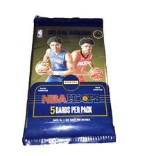 2023-24 Panini NBA Hoops-Pack-5 Cards-Factory Sealed-Free Shipping!!!