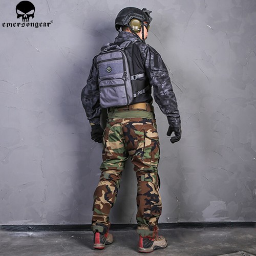 Emerson Gen3 Combat Pants Military Tactical bdu Trousers with Knee Pad Woodland - Picture 9 of 10