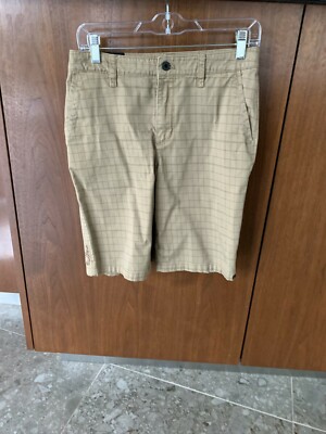 Quiksilver Mens Shorts Brown With Front Pockets Size W29