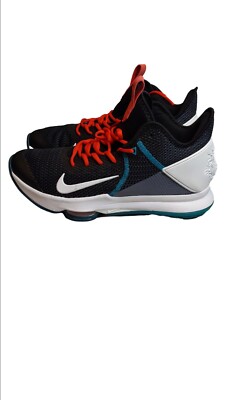 Size 13 - Nike LeBron Witness 4 Black Red Glass Blue