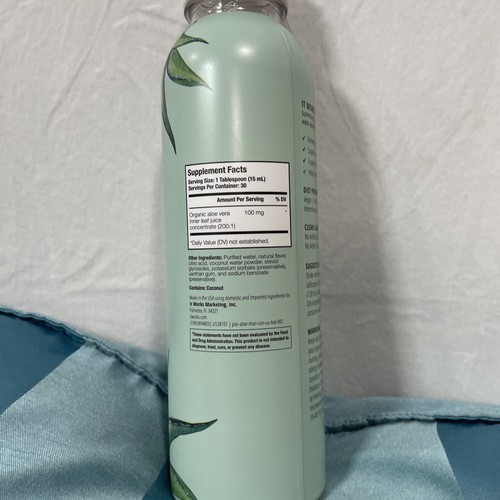 It Works! Simply Aloe Vera Mango Flavor~15.2 oz Sealed NEW EXP 2026 FREESHIPPIG - Picture 3 of 3
