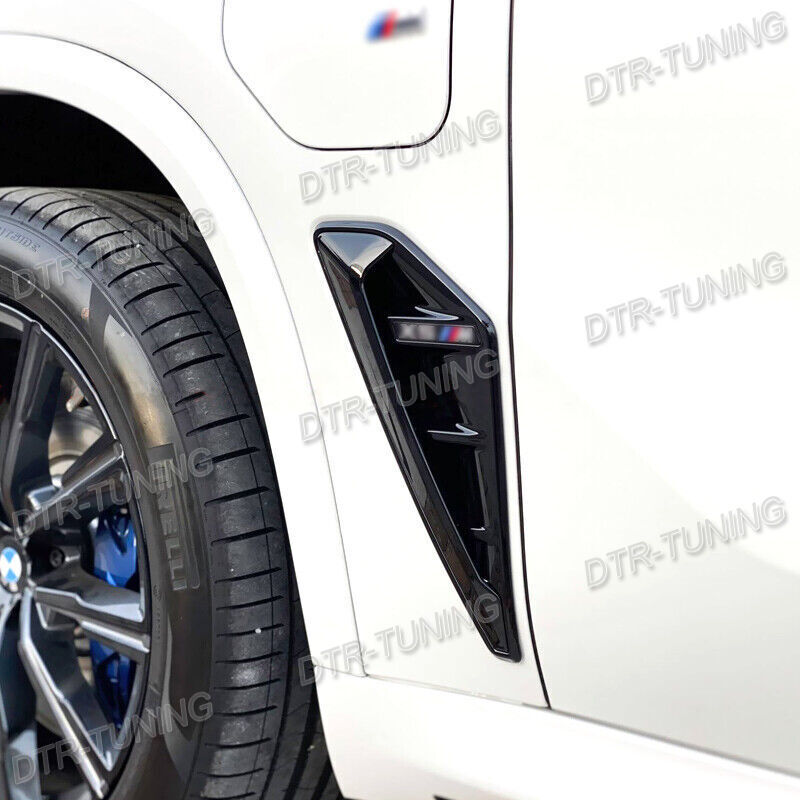 パーツ voffen bmw BMW F91 F92 8 Series M8 Right Black & Chrome Fender Vent Trim 5113