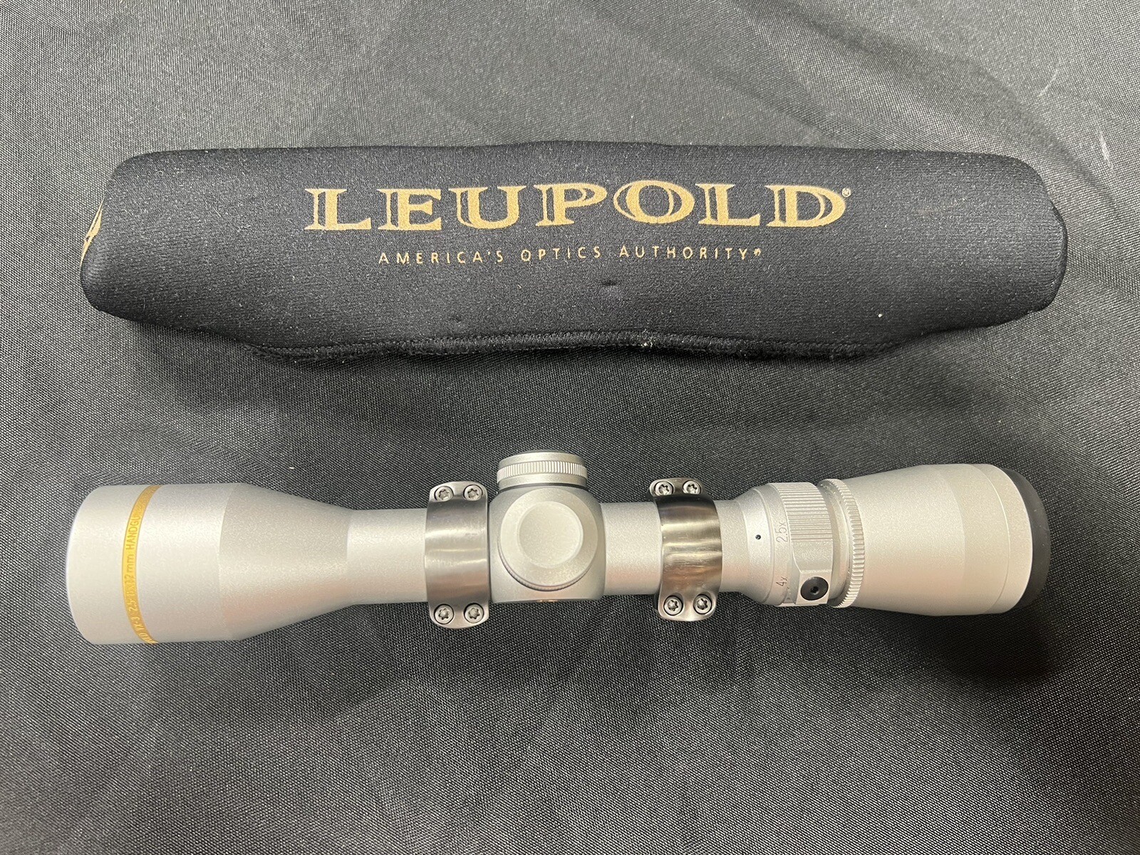 Leupold VX3 2.58x32mm Handgun Scope Silver With Rings eBay