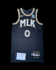 hawks Brandon Goodwin Game worn jersey fanatics coa nba Photomatch Vs Heat MLK