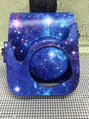 Instax Mini 11 Blue / Purple Galaxy Themed Camera Bag And Photo Album - Imagen 2 de 10