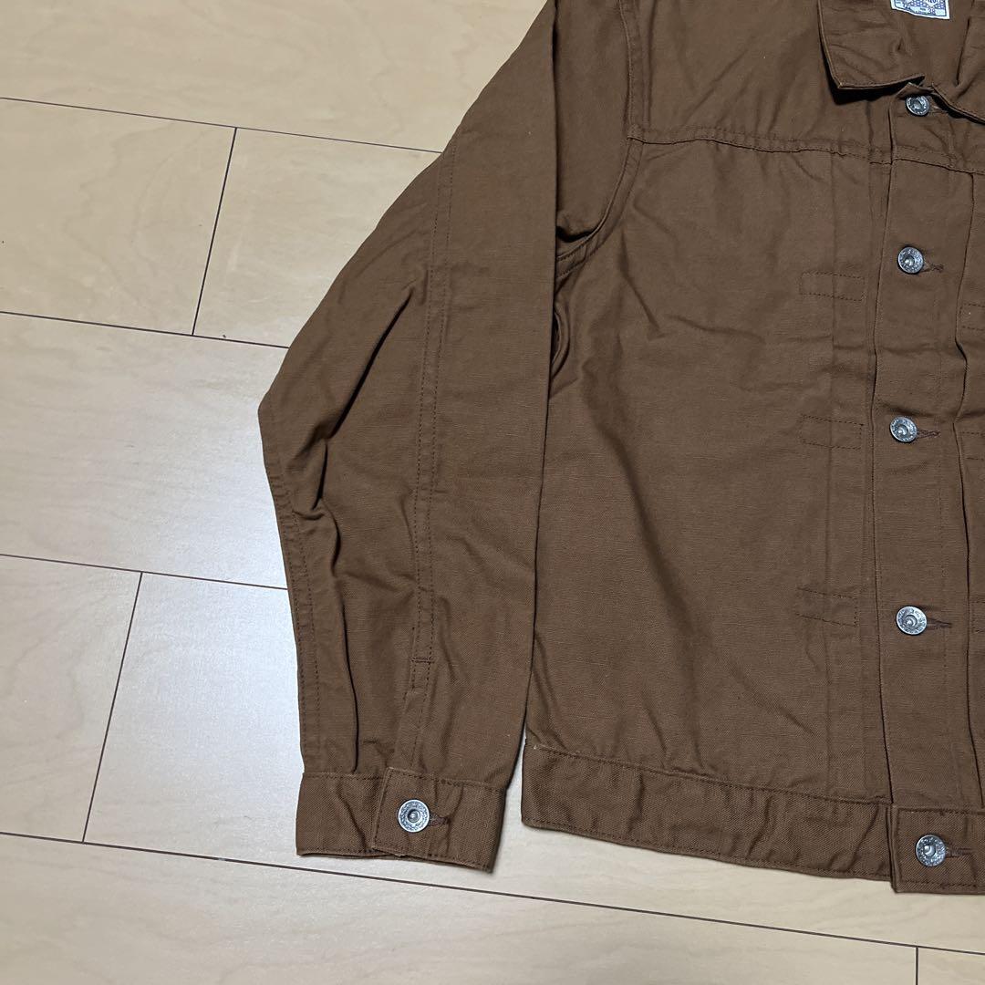 JOE McCOY Brown Duck Jacket Cotton Size 38 Used From Japan JOE McCOY Brown Duck Jacket Cotton Size 38 Used From Japan