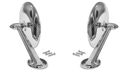 NEW! 1961 - 1967 Chrome Outside Mirror Right and Left Side Econoline