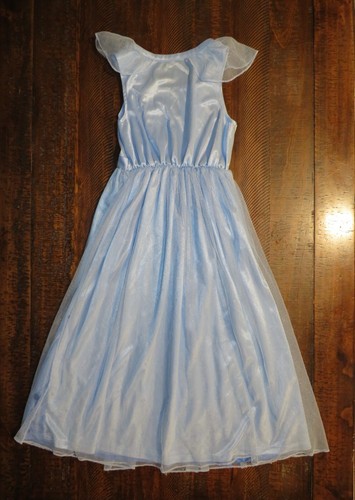 DISNEY FROZEN II PRINCESS ELSA NIGHTGOWN COSTUME SZ M BLUE GOWN DRESS UP - Picture 11 of 11
