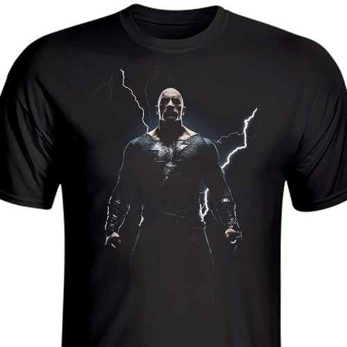 Black Adam Inspired PREMIUM T-Shirt Gift Men Unisex - BADM-A01 - Picture 2 of 3