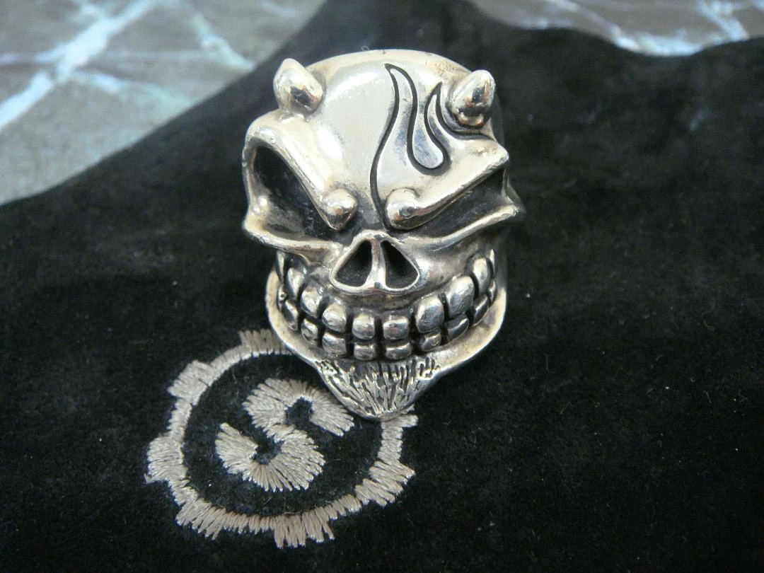 Skull ring ebay deals