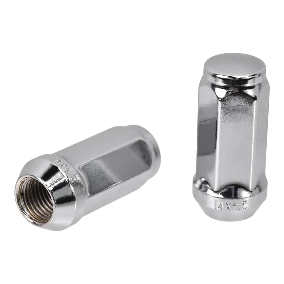 32 piezas tuercas cromadas 14x1,5 para Chevrolet GMC Silverado Sierra 2500 HD 99-23 Foto 4 de 4