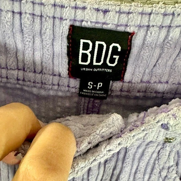 Minifalda BDG lila púrpura pana talla S Foto 2 de 4