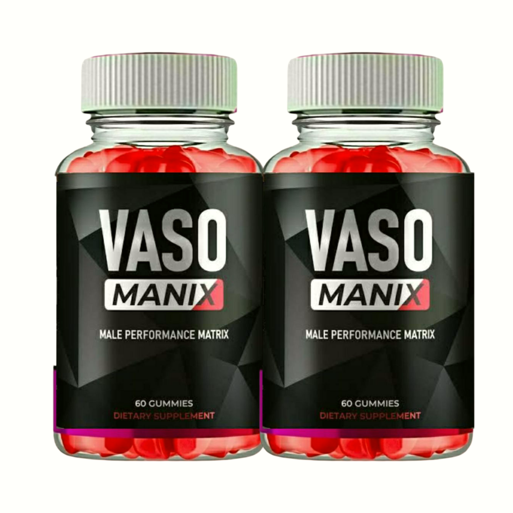 2-Pack VasoManix Gummies for Men, Advanced Male Gummy - 120 Gummies