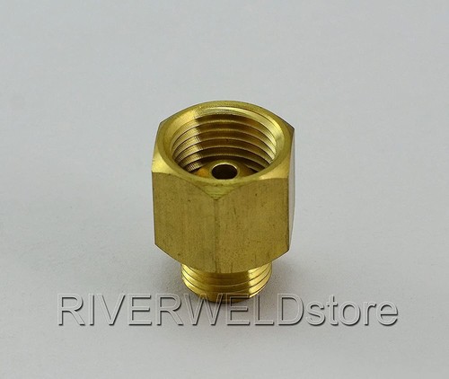 Adaptador conector de montaje de antorcha de soldadura TIG (M16 x 1.5 cambio 1/4G) - Imagen 4 de 6