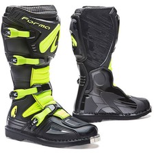 STIVALI FORMA EVO  MOTO CROSS ENDURO QUAD  NERO GIALLO FLUO