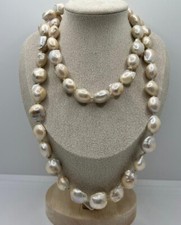 90 cm multicoloured Baroque pearl necklace freshwater pearls 90 cm Baroque pearl necklace 