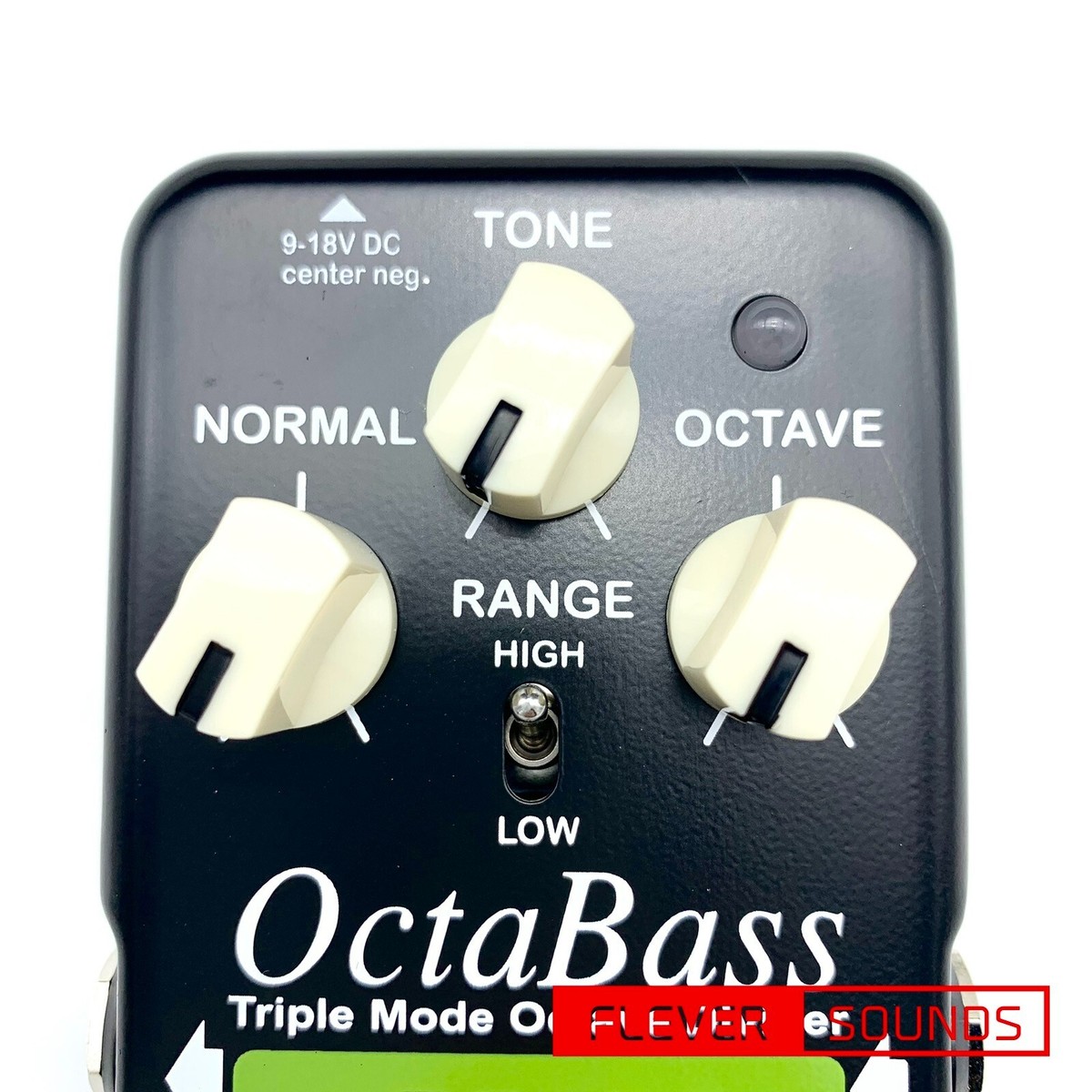 EBS OctaBass BlueLabel Bass Effects Pedal Octaver Triple Mode