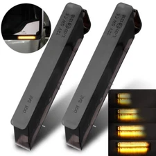 LED Under Side Mirror Sequential Turn Signal Light Lamp For 2004-2014 Ford F-150