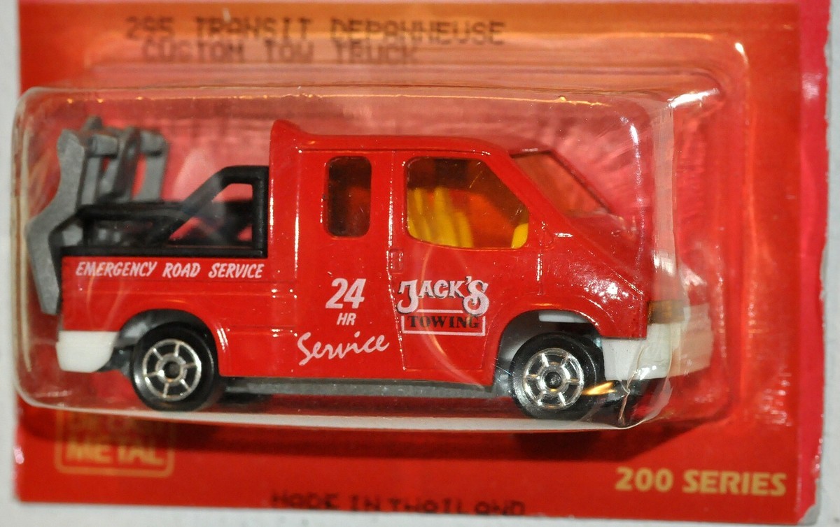 Majorette Movers Series 200 #295 Ford Transit Custom Tow Truck MOC
