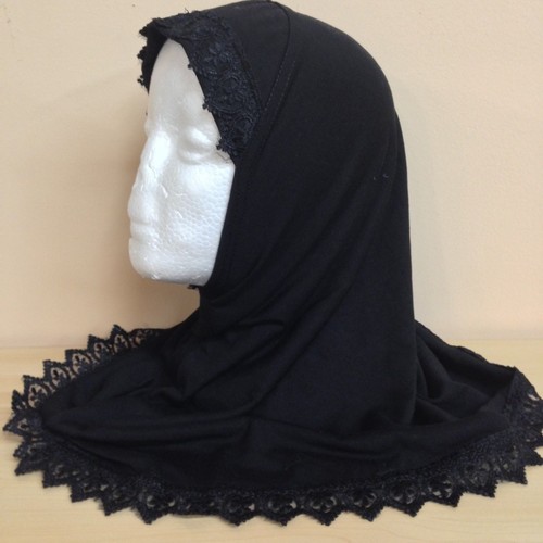 One Piece Cotton Amira Hijab KID SIZE- SMALL/ Easy Pullover Scarf / BUY2, 1 FREE - Picture 7 of 12