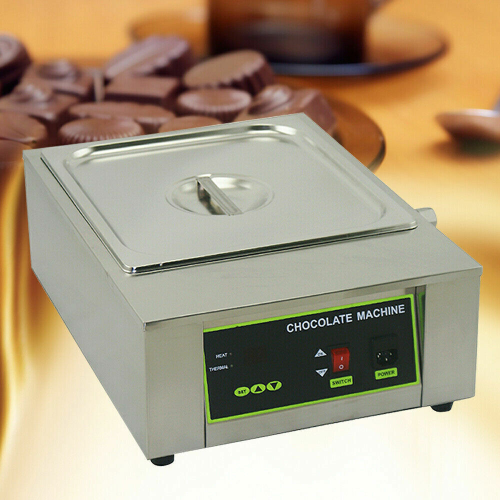 Calentador de chocolate eléctrico 1000 W máquina de templar de caldera comercial olla de fusión