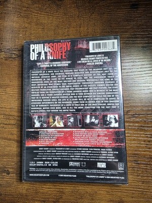 Philosophy of a Knife (DVD, 2008, 2-Disc Set, Limited Edition) for