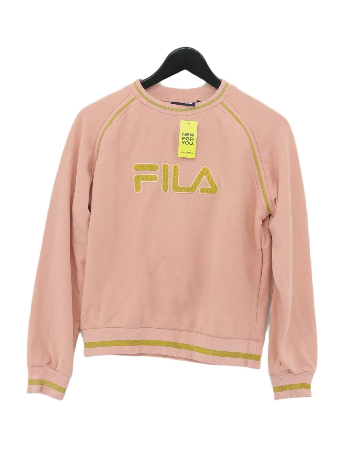 Fila Felpa Donna con Cappuccio S Rosa Cotone con Pullover Poliestere
