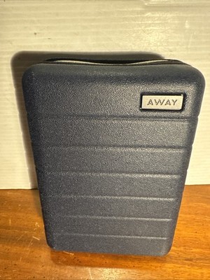 Away x United Airlines Mini Hardside Travel Case Navy Blue