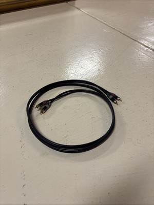 High-Quality Stereo RCA Audio Cables Dual Shielded Gold-Plated 1 Meter
