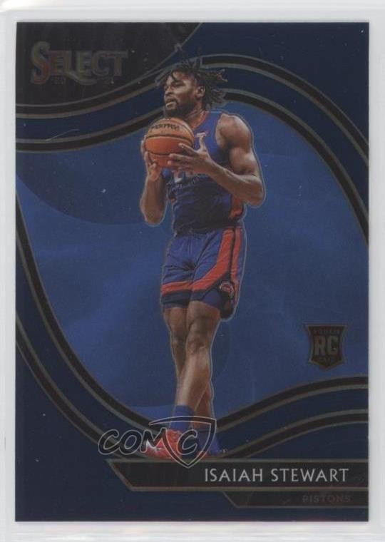 2020-21 Panini Select Courtside Retail Blue Isaiah Stewart #285 Rookie RC 2l4