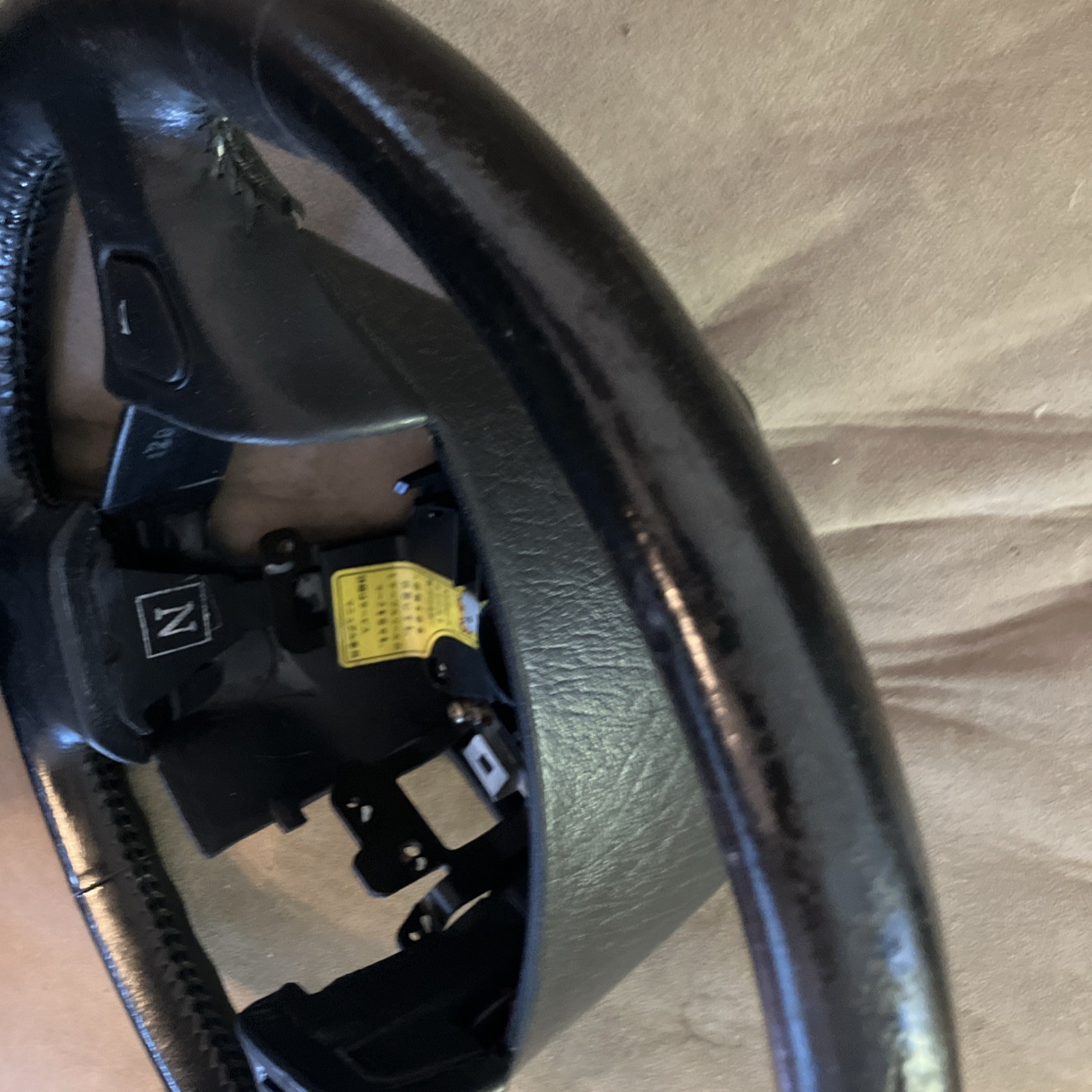 JDM OEM 90-05 Honda Acura NSX NA1 NA2 Black Leather Steering Wheel