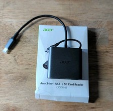 Acer SD Card Reader USB C, 3 in 1 Memory Card Reader with Dual Slots  USB 3.0,