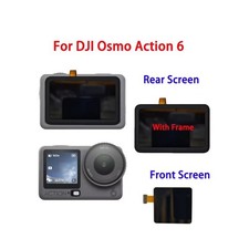 Original For DJI Osmo Action 6 Camera LCD Display Touch Screen Digitizer  Frame
