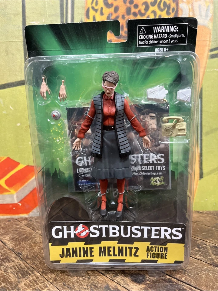 Figura retro 2016 Diamond Select Ghostbusters Janine Melnitz Neca McFarlane rara Foto 2 de 4