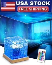 Northern Lights Projector Galaxy Lamp 16 Color LED Mood Light Remote Ocean Wave