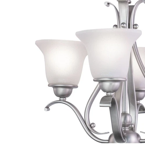 Monrovia 4-Light Mini Chandelier in Transitional Style 18 Inches Tall and 18.5 - Picture 5 of 6