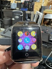 W18 Smart Watch Black Touchscreen Fitness Tracker Camera Android iOS