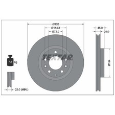 2x Bremsscheibe vorne für Mazda RX-8 SE | 395035