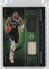 2024-25 Panini Silhouette Dual Materials Giannis Antetokounmpo #DMA-GIA 06or