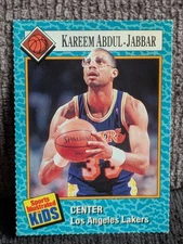 Kareem Abdul-Jabbar - 1989 Sports Illustrated for Kids Series 1 #42 Lakers